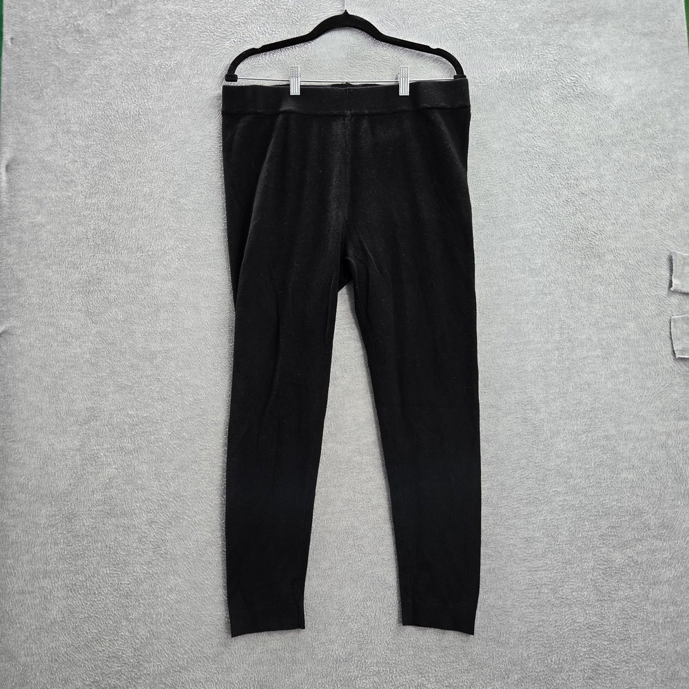Torrid Women Activewear Pants 2 Black Nylon Rayon 24" Inseam